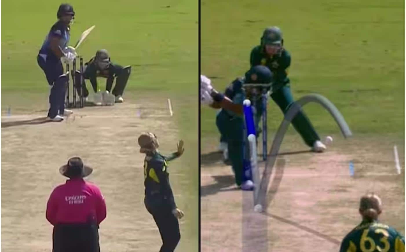 Athapaththu dismissed Vs AUS [Source: @ScreenGrab)
